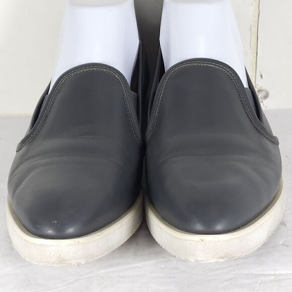Everlane Women's The Street US 9 Dark Gray Leather Slip On Loafer Shoes Italy - Picture 5 of 15